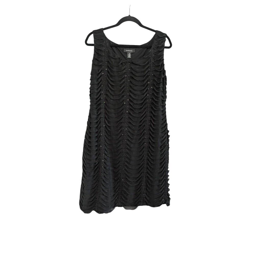R&M Richards Lace Little Black Cocktail Party Dress Size 12